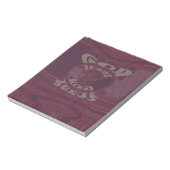 ゴッドブレスユギラフェスアートプリント/デザイン ノートパッド (回転)