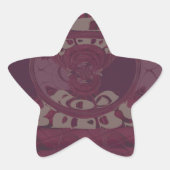 ゴッドブレスユギラフェスアートプリント/デザイン 星シール (正面)