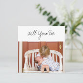 ゴッドペアレントベビー&兄弟姉妹写真 カード (スタンド正面)