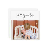 ゴッドペアレントベビー&兄弟姉妹写真 カード (正面/裏面インサイチュ)