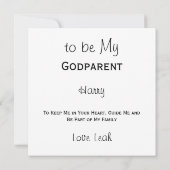 ゴッドペアレント提案私が選生まれたばかりのんだバスケット カード (裏面)