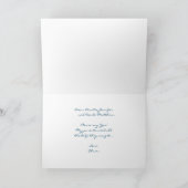 ゴッドペアレント提案青フローラモリス模様カード カード (内部)