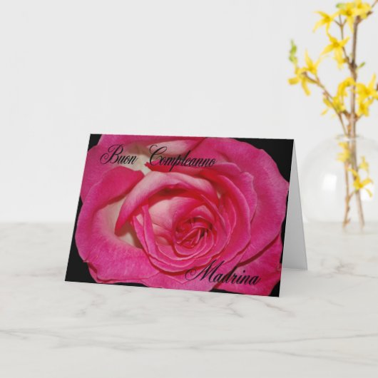 ゴッドマイタリアンザー用誕生日カード カード (黄色い花)