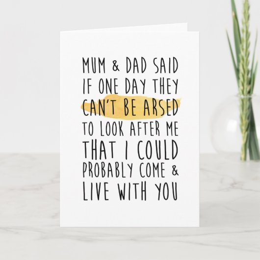 ゴッドマザーおもしろいカード カード (正面)