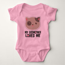 ゴッドマザーが大好きな猫ガールズTシャツ