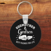 ゴッドマザーとゴッドソンの生涯の友 キーホルダー (正面)