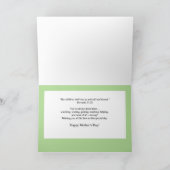 ゴッドマザーの母の日の花のカード カード (内部)