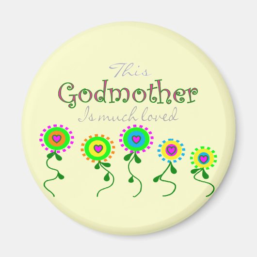 ゴッドマザーギフト大事な行事 マグネット (正面)