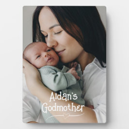 ゴッドマザーギフト！甘い写真 フォトプラーク
