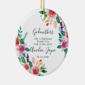 ゴッドマザーズ賛美がフローラ写真 セラミックオーナメント (右)