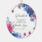 ゴッドマザーズ賛美がフローラ写真 セラミックオーナメント (左)