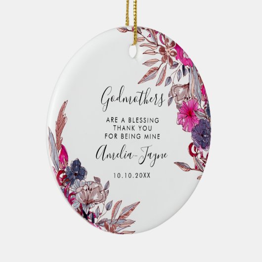 ゴッドマザーズ賛美はフローラ秋写真 セラミックオーナメント (右)