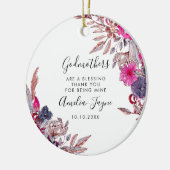 ゴッドマザーズ賛美はフローラ秋写真 セラミックオーナメント (左)