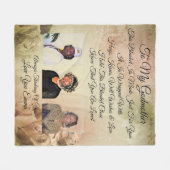 ゴッドマザーパーソナライズドフリースブランケット フリースブランケット (正面(横))