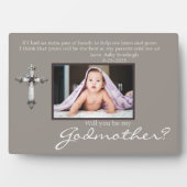 ゴッドマザープロポーズブラウン記念写真 フォトプラーク (正面)