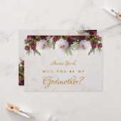 ゴッドマザープロポーズブルゴーニュ牡丹フローラ大理石 カード (正面/裏面インサイチュ)