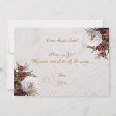 ゴッドマザープロポーズブルゴーニュ牡丹フローラ大理石 カード (裏面)