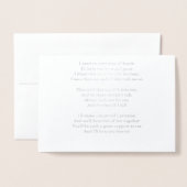 ゴッドマザープロポーズポエム写真 箔カード (裏面封筒付き)