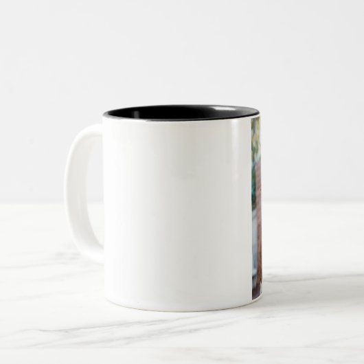 ゴッドマザーマグ!甘い写真 ツートーンマグカップ (正面左)