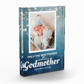 ゴッドマザー出生届け出ベビー フォトブロック (左)