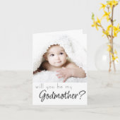 ゴッドマザー提案 |シンプルクラシックScript 2 Photo カード (黄色い花)