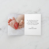 ゴッドマザー提案 |ネイビーブルー2枚の写真 カード (内部)