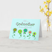 ゴッドマザー・ギフト/大事な行事 カード (黄色い花)