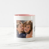 ゴッドマザー・モダンエレガント最高のフォトマザー・コーヒー・マグ ツートーンマグカップ (中央)