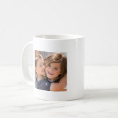 ゴッドマザ最高のークリスマスフォトコーヒーマグ コーヒーマグカップ (正面左)