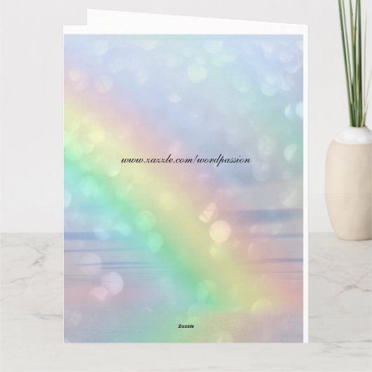 ゴッドマパーソナライズされたザー誕生日 カード (裏面)