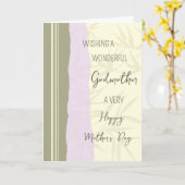 ゴッドマモダンザーハッピーマザーの日 カード (黄色い花)