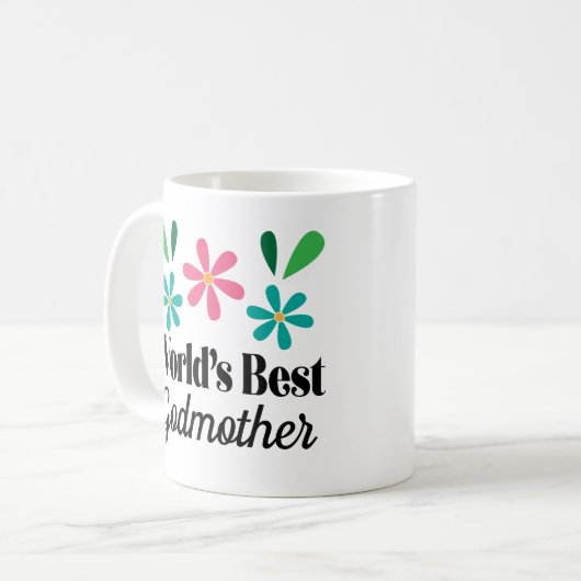 ゴッドマ最高のザーの贈り物 コーヒーマグカップ (正面左)