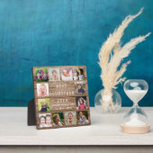 ゴッドマ最高のザー12号写真コラージュ素朴ウッド フォトプラーク (インサイチュ)