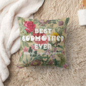 ゴッドマ最高のーザーのヴィンテージフローラ クッション (ブランケット)