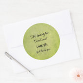 ゴッドラブユークリスチャン引用文 ラウンドシール (封筒)