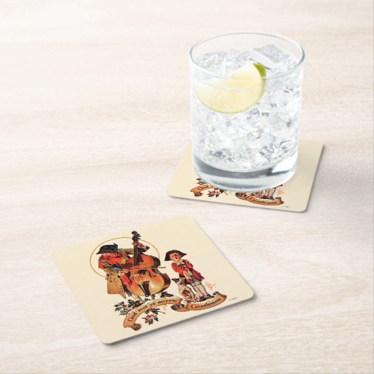 ゴッドレストイェメリー紳士 スクエアペーパーコースター (インサイチュ)