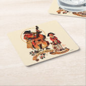 ゴッドレストイェメリー紳士 スクエアペーパーコースター (アングル)