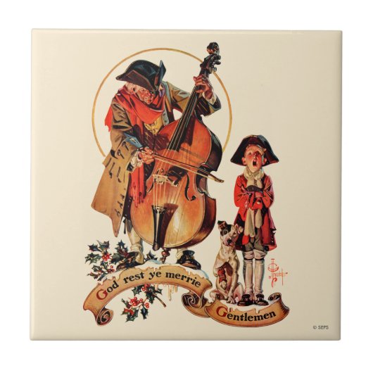 ゴッドレストイェメリー紳士 タイル (正面)