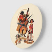 ゴッドレストイェメリー紳士 ラージ壁時計 (傾斜)