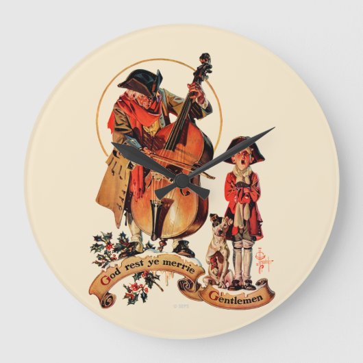 ゴッドレストイェメリー紳士 ラージ壁時計 (正面)