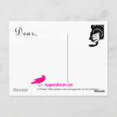 ゴッハースネーク疑問に思バレー ポストカード (裏面)