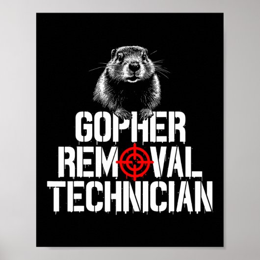 ゴッパー狩りトリップゴッファハンターサプライGopher ポスター (正面)
