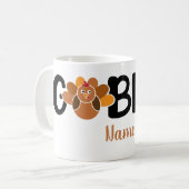 ゴッブル パーソナライズド コーヒーマグカップ (正面左)