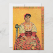 ゴッホによるイタリア人女性の肖像 (正面)