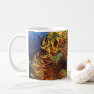 ゴッホによる静物画 2輪のひまわり コーヒーマグカップ