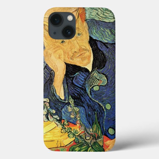ゴッホによる『ガシェ博士の肖像』 Case-Mate iPhoneケース (裏面)