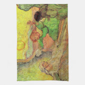 ゴッホによる『ラザロの復活』 キッチンタオル (縦)