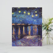 ゴッホによる「ローヌ川のほとりの星月夜」 (スタンド正面)