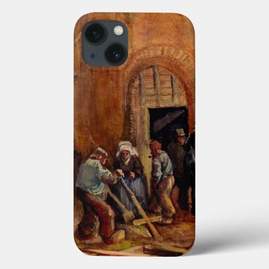 ゴッホによる『建築廃材の販売』 Case-Mate iPhoneケース (裏面)