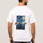 ゴッホにインスパイアされたアートTシャツ Tシャツ (裏面)